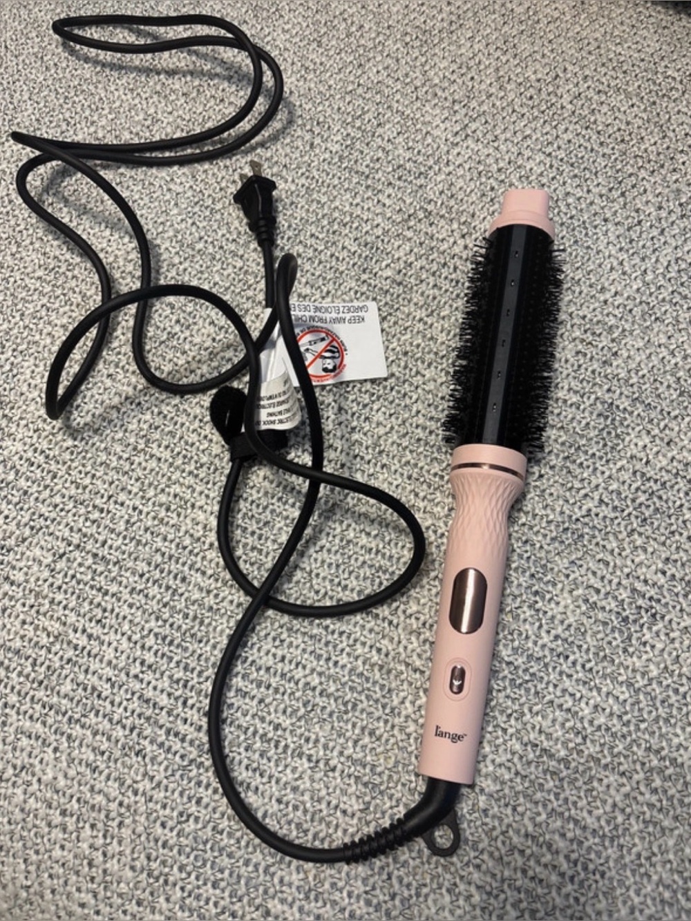 Lange Pink Glamwave Thermal Ionic Brush